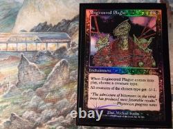 Engineered Plague Urza's Legacy Foil (PANGOLIN MTG) NM- /NM- See Pics