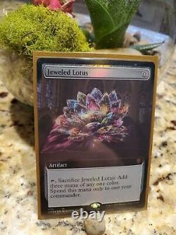 Extended Art Foil Jeweled Lotus MINT CONDITION from pack to sleeve only
