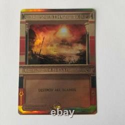 FOIL ARMAGEDDON Masterpiece Series Amonkhet Invocation MTG BOIL destroy islands