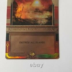 FOIL ARMAGEDDON Masterpiece Series Amonkhet Invocation MTG BOIL destroy islands