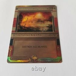 FOIL ARMAGEDDON Masterpiece Series Amonkhet Invocation MTG BOIL destroy islands