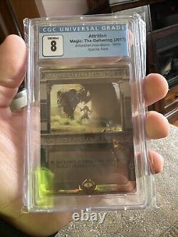 FOIL ATTRITION Masterpiece Series Amonkhet Invocations Magic CGC Graded 8