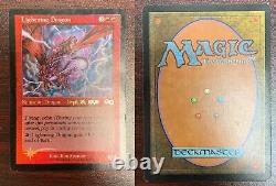 FOIL Lightning Dragon Prerelease Urza's Saga Excellent Magic MTG