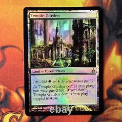 FOIL Temple Garden Ravnica City of Guilds Magic the Gathering (2 Of 2)
