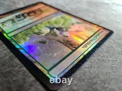 FOIL WOODED FOOTHILLS (JUDGE) Promo Magic MTG MP/LP CARD! SIGNED! ROB ALEXANDER