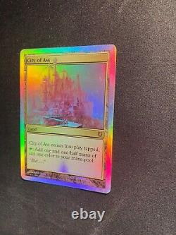 Foil City of Ass (R) Unhinged Magic The Gathering See Photos No Reserve