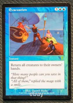 Foil Evacuation 7th Edition LP Magic the Gathering MTG