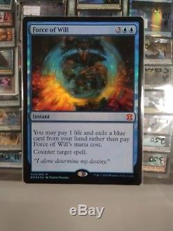 Foil Force of Will Eternal Masters NM Near Mint- MTG Magic the Gathering
