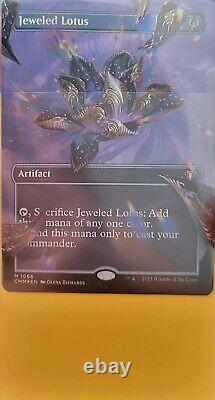 Foil Jeweled Lotus (textured Foil) M/NM Magic MTG Commander Masters