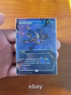 Foil Jeweled Lotus (textured Foil) M/NM Magic MTG Commander Masters