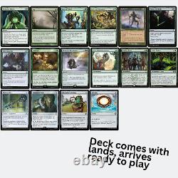 Fynn, The Fangbearer Custom Commander Deck Infect EDH Deck MTG Mono Green