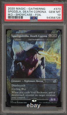 G2U Magic the Gathering Spacegodzilla Death Corona Iko Showcase Foil 373 PSA 10