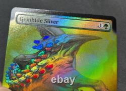 Gemhide Sliver Secret Lair foil extended art mtg magic the gathering