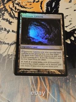 Gemstone Caverns Time Spiral Foil Moderately Played MTG
