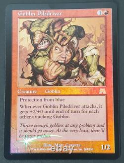 Goblin Piledriver FOIL- Magic the Gathering MTG 2002 Onslaught Rare Card LP
