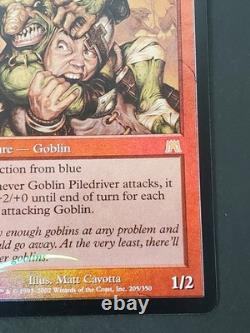 Goblin Piledriver FOIL- Magic the Gathering MTG 2002 Onslaught Rare Card LP