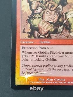 Goblin Piledriver FOIL- Magic the Gathering MTG 2002 Onslaught Rare Card LP