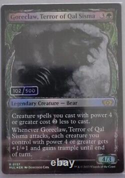 Goreclaw, Terror of Qal Sisma Serial Numbered 102/500 MTG Magic MOM