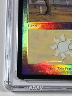 Graded FOIL Plains #333 CGC 9 MINT QUAD+ (9, 9, 9, 9.5) Odyssey 2001 MTG Vintage