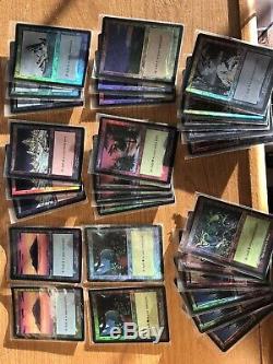 HUGE 1100+ MtG Foil Basic Land Lot Old Sets Great Investment Beta 9th + Promos