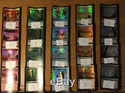 HUGE 1100+ MtG Foil Basic Land Lot Old Sets Great Investment Beta 9th + Promos