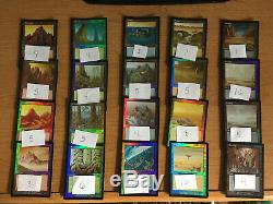 HUGE 1100+ MtG Foil Basic Land Lot Old Sets Great Investment Beta 9th + Promos