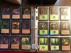 HUGE magic the gathering collection INVASION Binder Card MTG LOT With Rare Foils