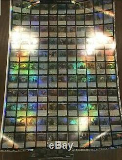 Hasbro Magic the Gathering MTG War Of The Spark Mythic UNCUT FOIL SHEET LIMITED