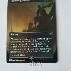 Haunting Voyage (extended art) FOIL NM MTG Kaldheim IN HAND MYTHIC RARE $$$$
