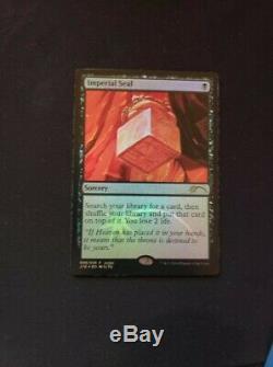 IMPERIAL SEAL (judge promo) LP, free shipping MTG Magic the gathering FOIL