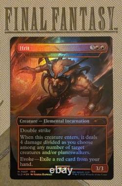 Ifrit Fury (Rainbow Foil) Secret Lair Drop Foil MTG Final Fantasy NM