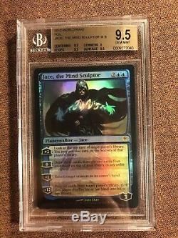 Jace, the Mind Sculptor FOIL (BGS 9.5) Graded, WORLDWAKE, MTG, Modern, EDH