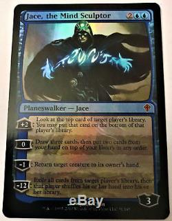 Jace, the Mind Sculptor FOIL M/NM (Worldwake, Magic/MTG Free Signed Priority)