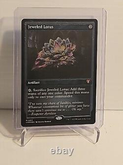 Jeweled Lotus Etched Foil Mythic Commander Masters MTG Magic the Gathering