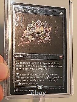 Jeweled Lotus Etched Foil Mythic Commander Masters MTG Magic the Gathering