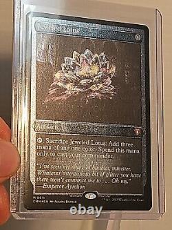 Jeweled Lotus Etched Foil Mythic Commander Masters MTG Magic the Gathering