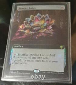 Jeweled Lotus (Extended Foil Art) MTG NM Commander Legends Pack Fresh
