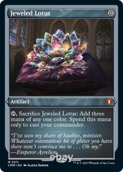 Jeweled Lotus (Foil Etched) Commander Masters Magic MTG