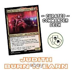 Judith, Carnage Connoisseur Custom Commander Deck Rakdos Burn EDH Deck