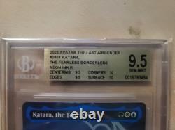 Katara, the Fearless (Borderless) (Neon Ink Foil) Beckett 9.5