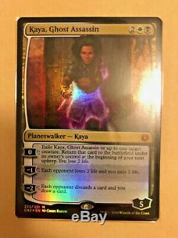 Kaya, Ghost Assassin FOIL MTG Conspiracy Take the Crown Alt-Art Planeswalker