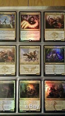 Khans of tarkir complete Foil set with all pre-release cards