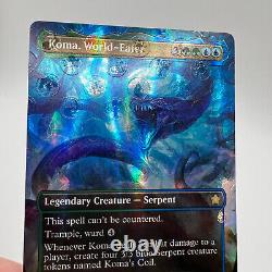 Koma, World-Eater Borderless MANA FOIL Mint MTG Foundations