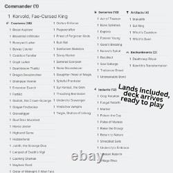 Korvold Custom Commander Deck MTG EDH Deck Ready To Play Includes Lands