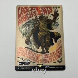 Last March Of The Ents Serialized Poster Foil 065/100 Lord Of The Rings MTG