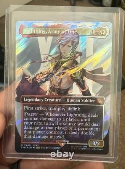 Lightning, Army of One (Borderless) (Surge Foil) (0545) Final Fantasy Foil