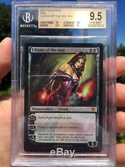 Liliana Of The Veil, Innistrad, Mtg, Mythic Foil, Bgs 9.5, Graded Gem Mint