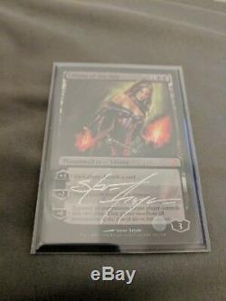 Liliana of the Veil FOIL Innistrad NM Silver Signed CARD