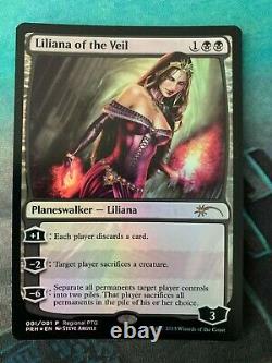 Liliana of the Veil RPTQ Foil Promo Mtg Magic the Gathering