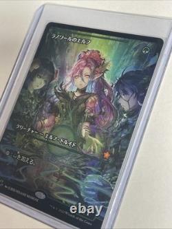 Llanowar Elves Foundations Foil Japanese Showcase Edition Near Mint MTG